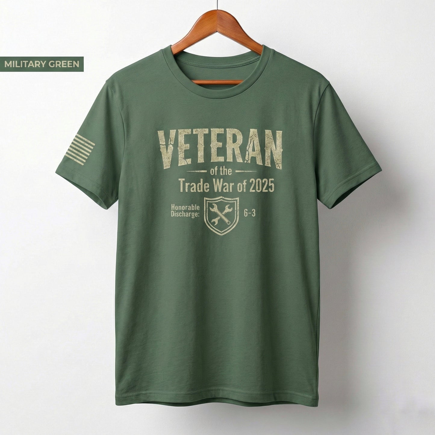 Veteran of the Trade War 2025 Shirt, Satirical Political T-Shirt, Tariff Protest Tee, Political Humor Gift, 6-3 Supreme Court Satire, Unisex Graphic Tee, Pro-Trade Protest Shirt
